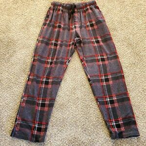 Lounge pants, gray plaid. ‎ Size medium.  Preppy Perry Ellis portfolio.